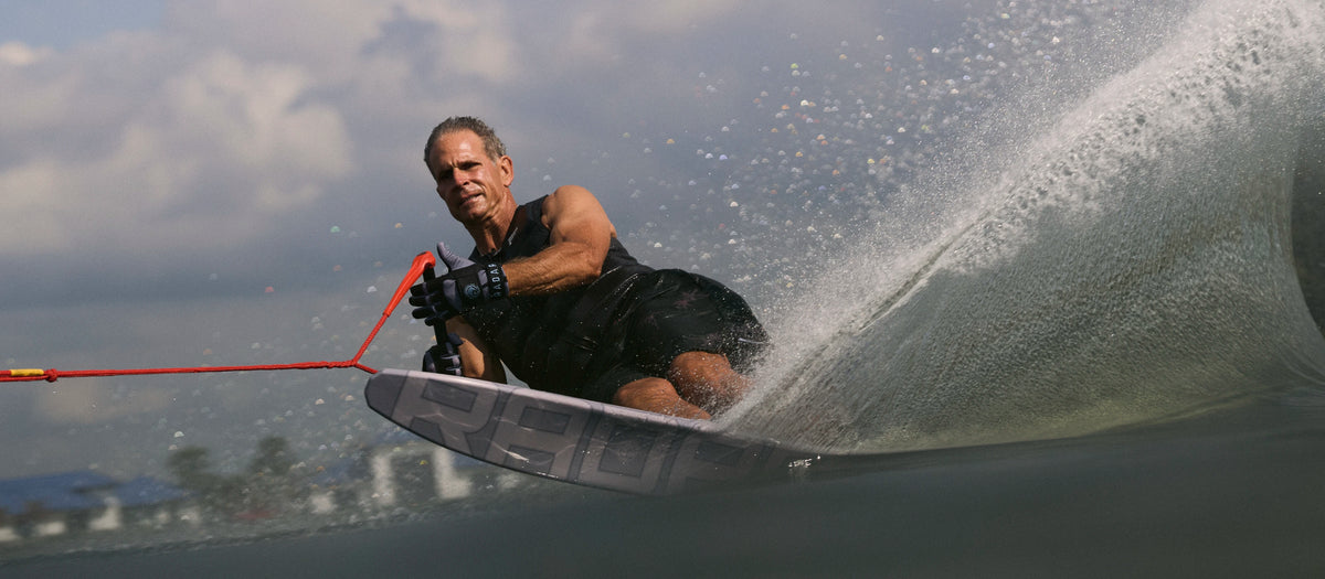 2027 Radar Vapor Graphite Slalom Waterski - Carbon / White