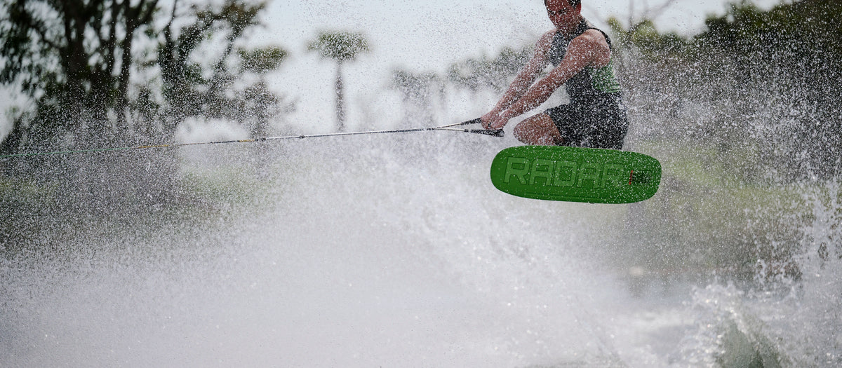 2027 Radar Graviton Trick Waterski - Matte Black / Neon