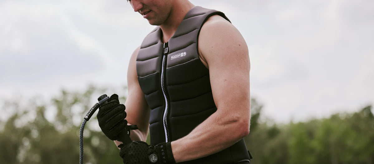 2027 Radar Title CE Impact Vest - Black / Charcoal