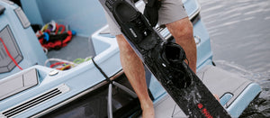 2027 Radar Union Slalom Waterski - Black / Race Red