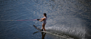 2027 Radar Lyric Graphite Women's Slalom Waterski - Carbon / Black