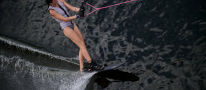2027 Radar Lyric Graphite Women's Slalom Waterski - Carbon / Black
