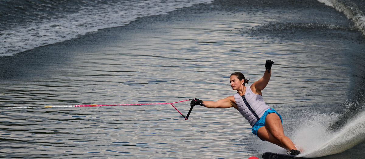 2027 Radar Lyric Graphite Women's Slalom Waterski - Carbon / Black