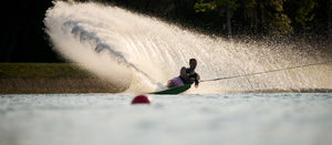 2027 Radar Vapor Lithium Slalom Waterski - Carbon / Black / Neon