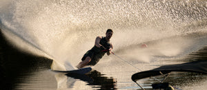 2027 Radar Vapor Graphite Slalom Waterski - Carbon / White