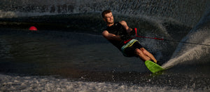 2027 Radar Vapor Lithium Slalom Waterski - Carbon / Black / Neon