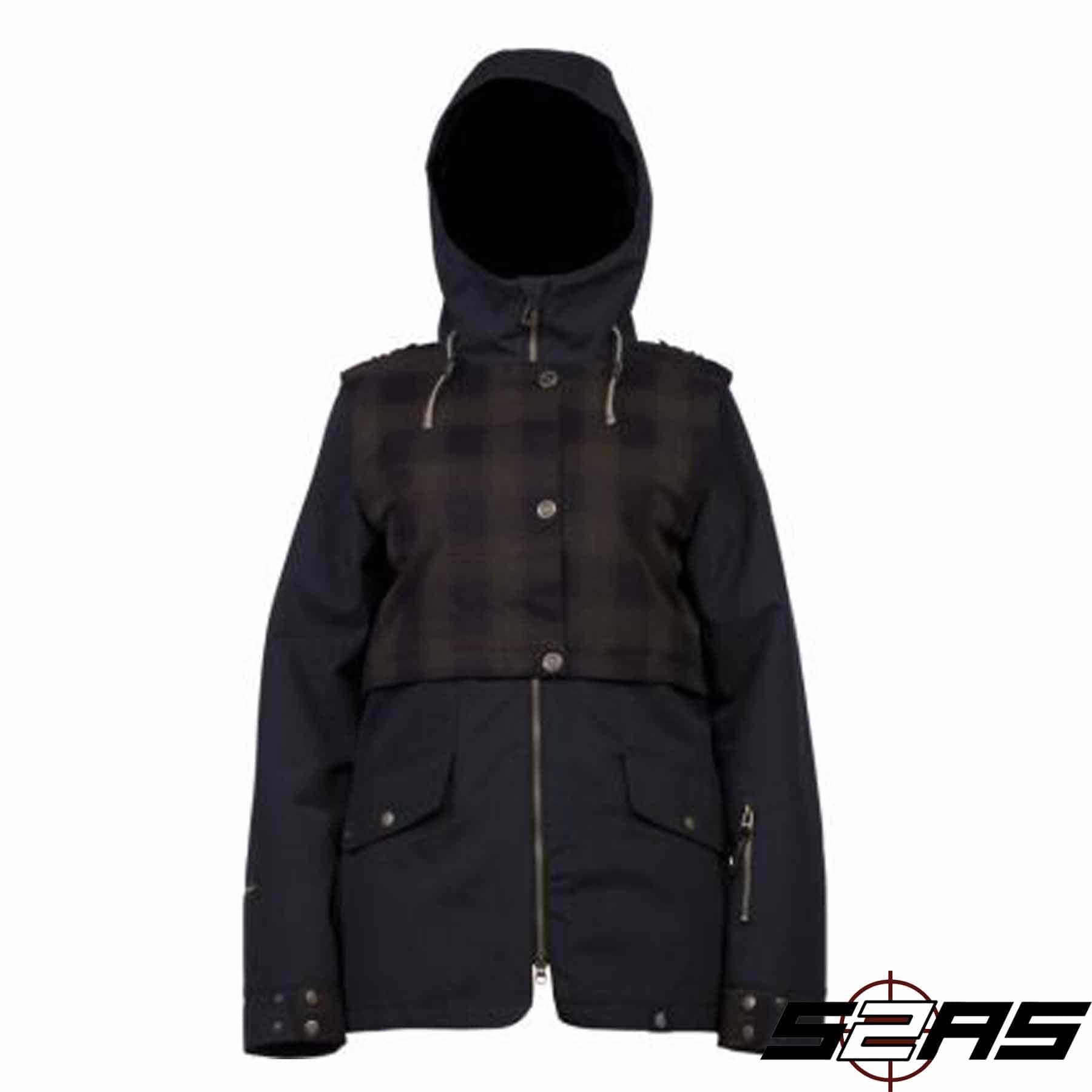 Ride Cherry Bomb Woman's Snow Jacket (Black Onyx) S2AS