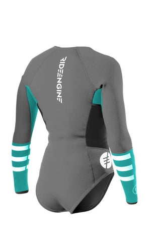 Ride Engine Almar Booty 2/2 Front Zip Long Sleeve Shorty Wetsuit Ride Engine