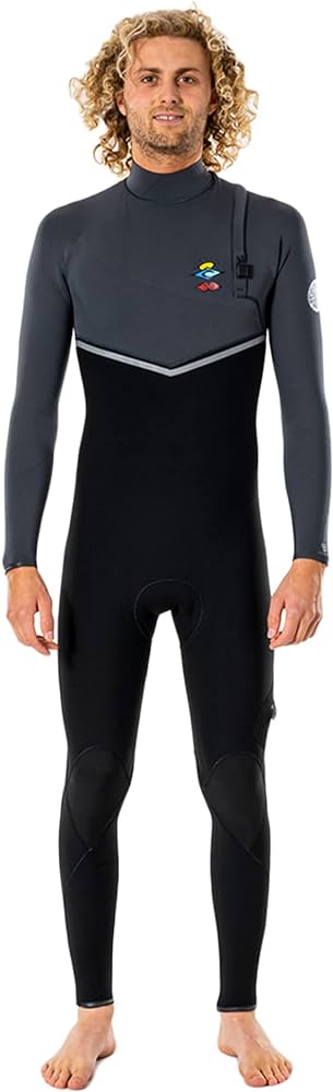 Rip Curl FlashBomb 3/2 Zip Free Wetsuit (Charcoal) S2AS