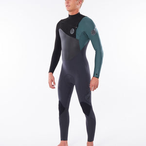 Rip Curl Flashbomb 4/3 Chest Zip Wetsuit (Green) S2AS