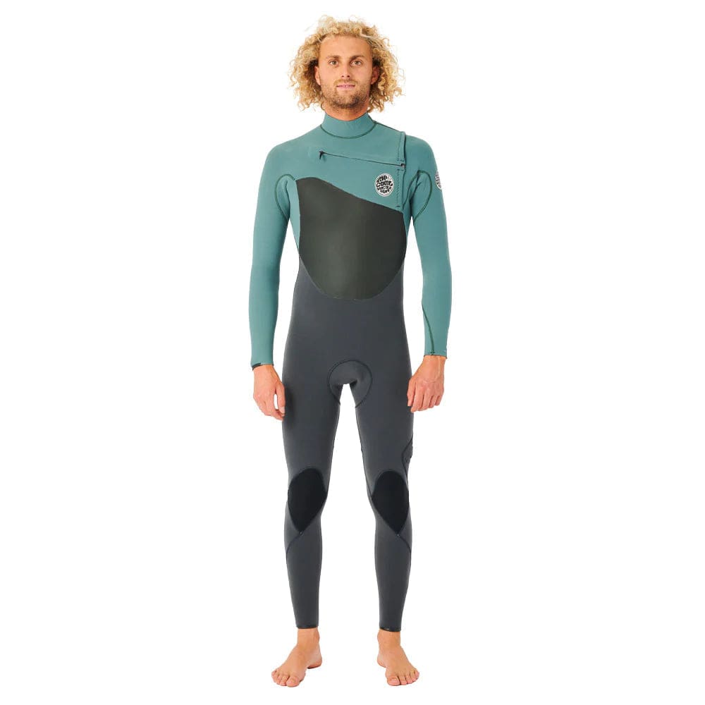 Rip Curl Flashbomb 4/3 Chest Zip Wetsuit (Muted Green) S2AS