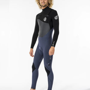 Rip Curl Flashbomb 4/3 Chest Zip Wetsuit (SLATE) S2AS