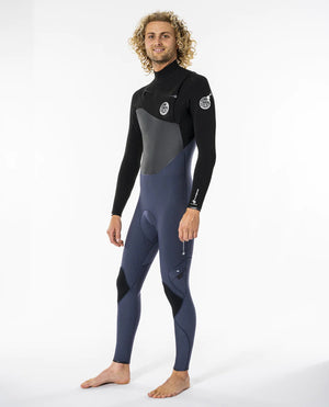 Rip Curl Flashbomb 4/3 Chest Zip Wetsuit (SLATE) S2AS