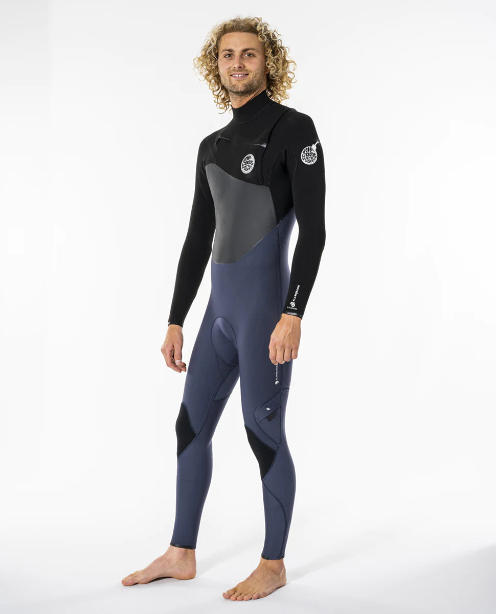 Rip Curl Flashbomb 4/3 Chest Zip Wetsuit (SLATE) S2AS