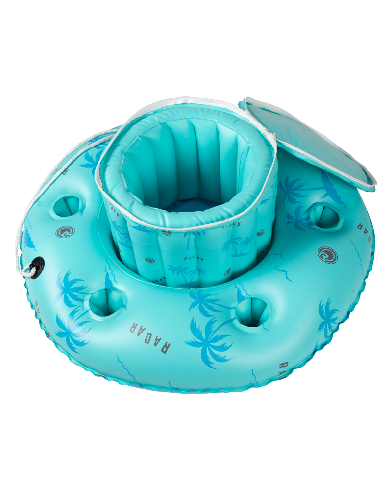 2027 Radar River Fridge Floating Cooler - Blue Palms