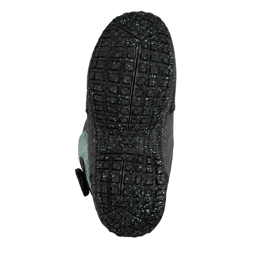 Rome Women's Bodega BOA snowboard boot – outsole on white background