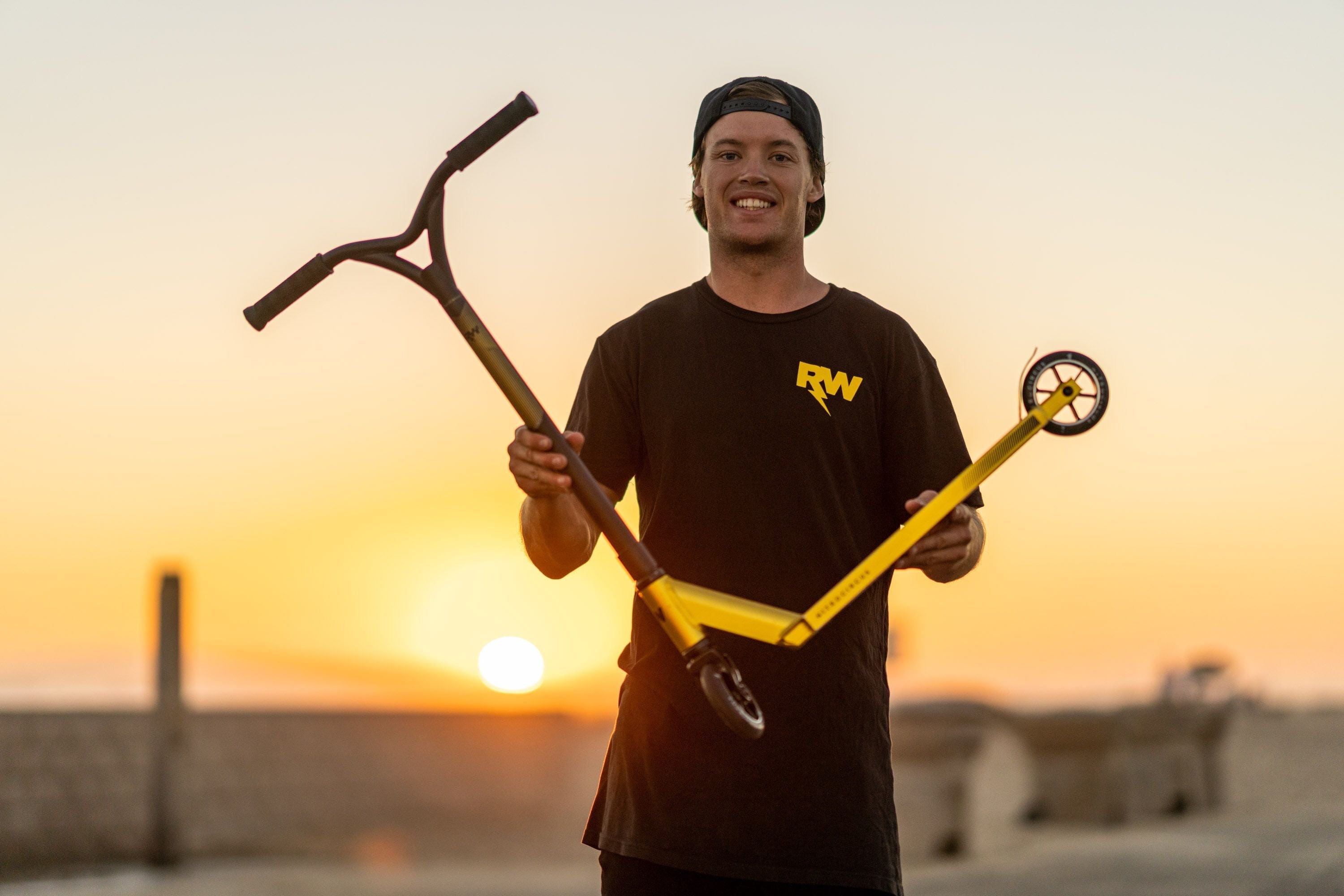 Ryan Williams Junior Replica Complete Scooter - Gold / Black S2AS