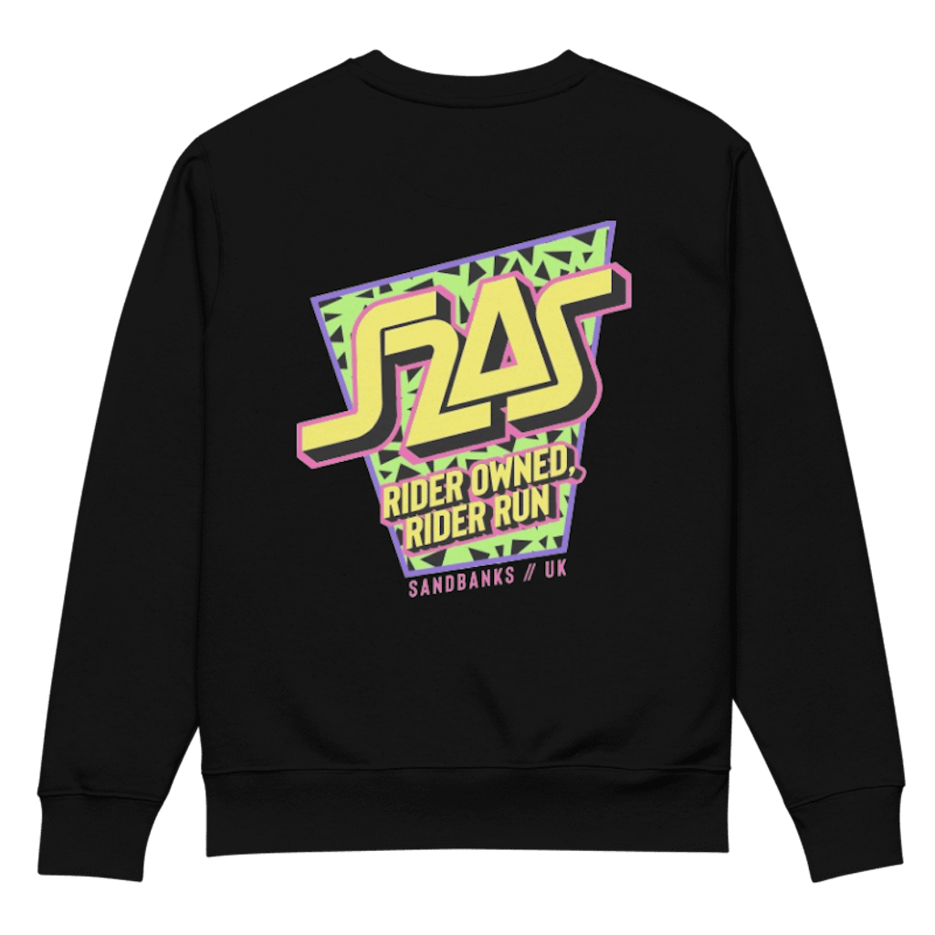 S2AS Retro Crew Jumper (Black) S2AS