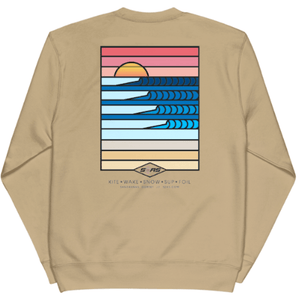 S2AS Sunset Graphic Crew (Sand) S2AS