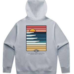 S2AS Sunset Hoodie (Powder Blue) Surface2Air Sports