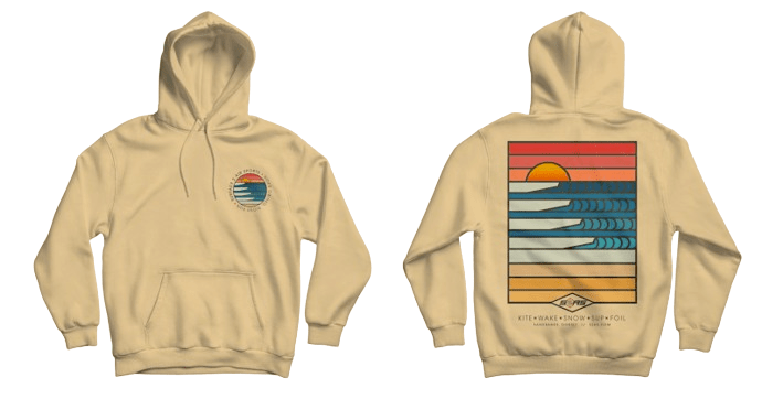 S2AS Sunset Hoodie (Sand) Surface2Air Sports