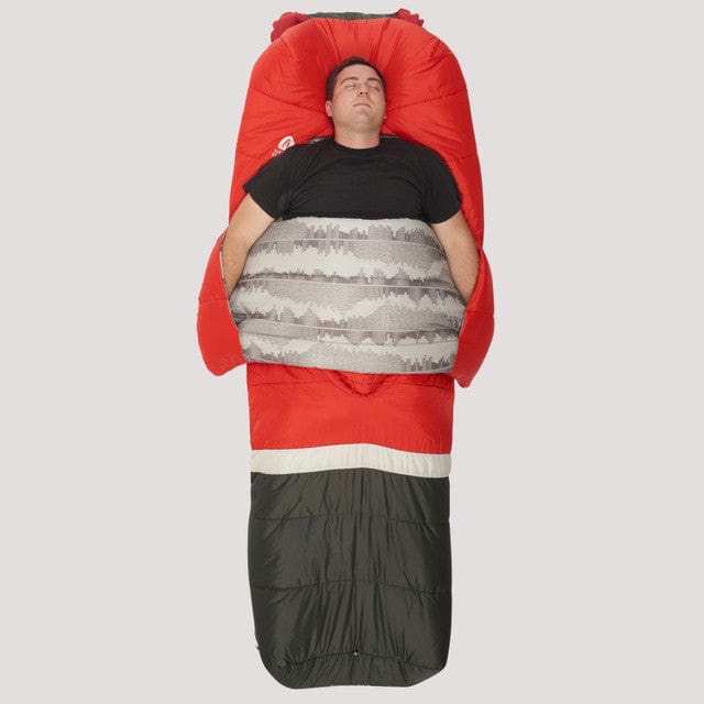 Sierra Designs Front country Bed 20° – Zipper less Sleeping Bag for Car Camping Sierra Designs