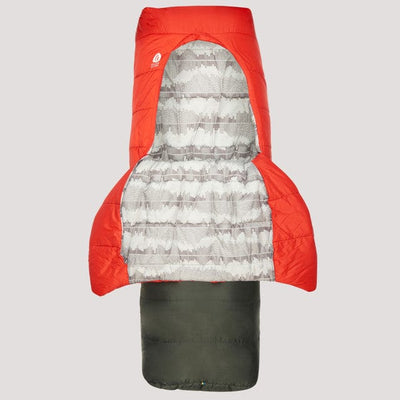 Sierra Designs Front country Bed 20° – Zipper less Sleeping Bag for Car Camping Sierra Designs