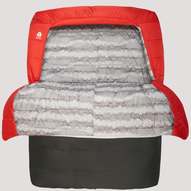Sierra Designs Frontcountry Bed 20° Queen – Zipperless Sleeping Bag for Two Sierra Designs