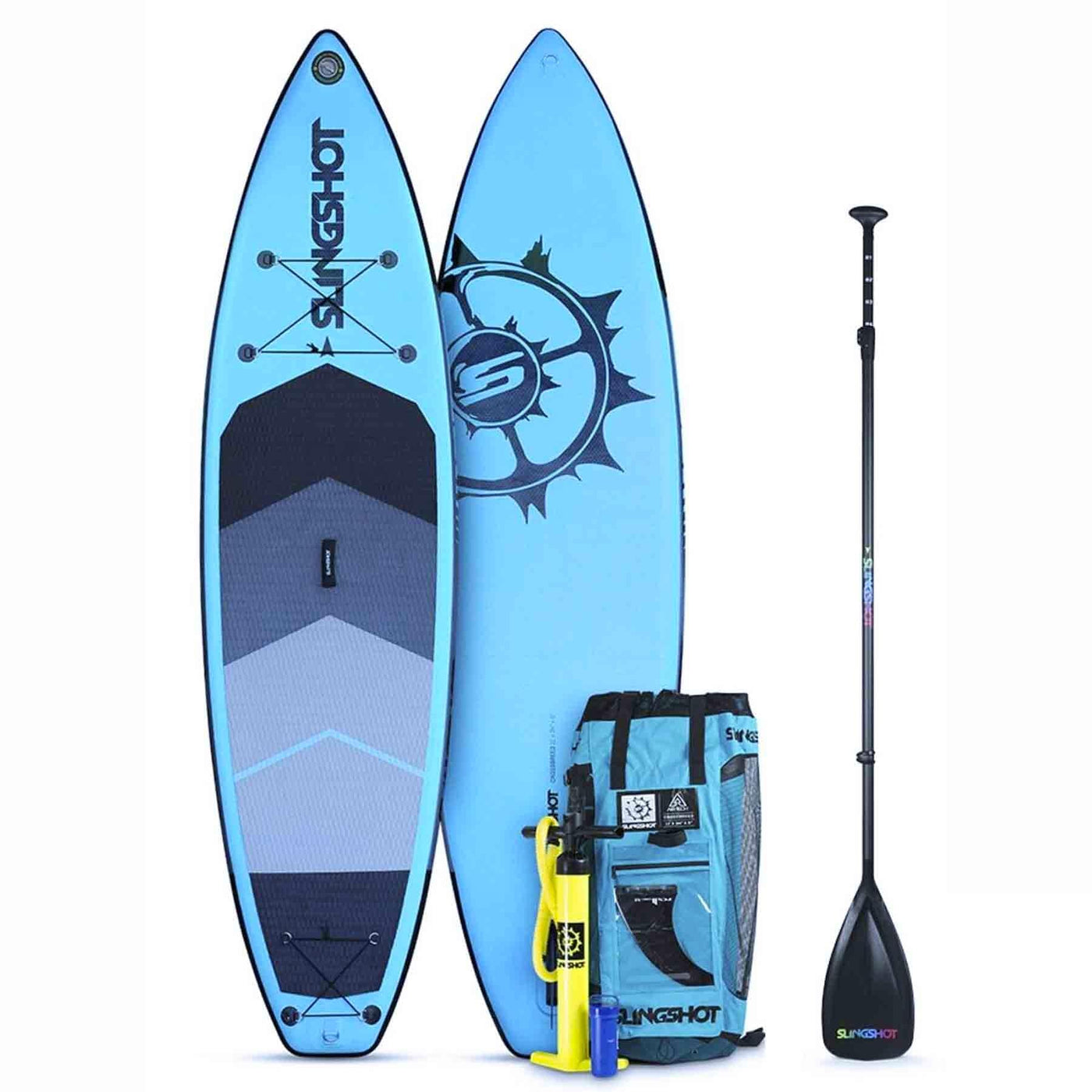 Slingshot Crossbreed 11' Airtech Inflatable Paddleboard Package (Blue) SLINGSHOT