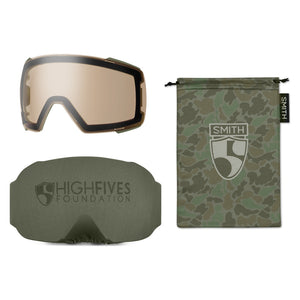 Smith I/O MAG Snow Goggles – Smith x High Fives / Sun Black – included accessories