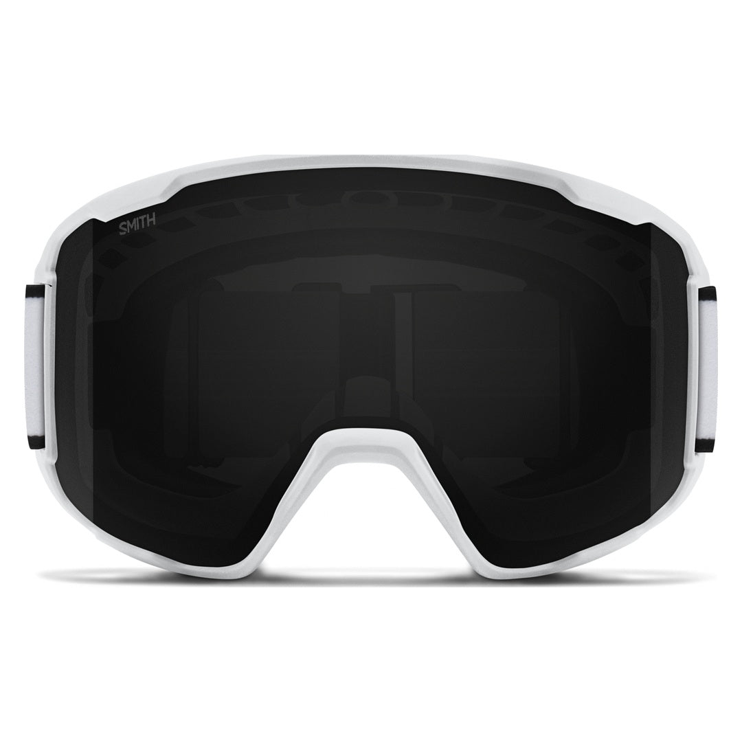 Smith Preview Snow Goggles – White Fade Out / Sun Black – front view