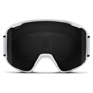 Smith Preview Snow Goggles – White Fade Out / Sun Black – front view