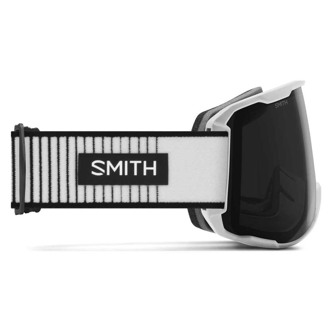 Smith Preview Snow Goggles – White Fade Out / Sun Black – side view