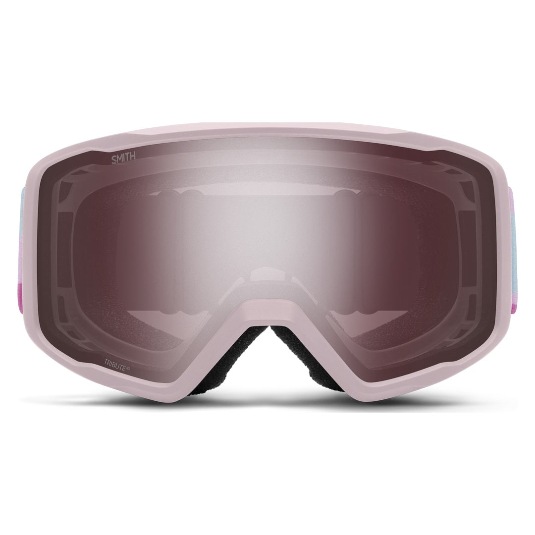 Smith Tribute Snow Goggles – Carnation Puzzle / Ignitor Mirror – front view