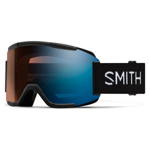 Smith Squad Snow Goggles – Black / Photochromic Blue Mirror