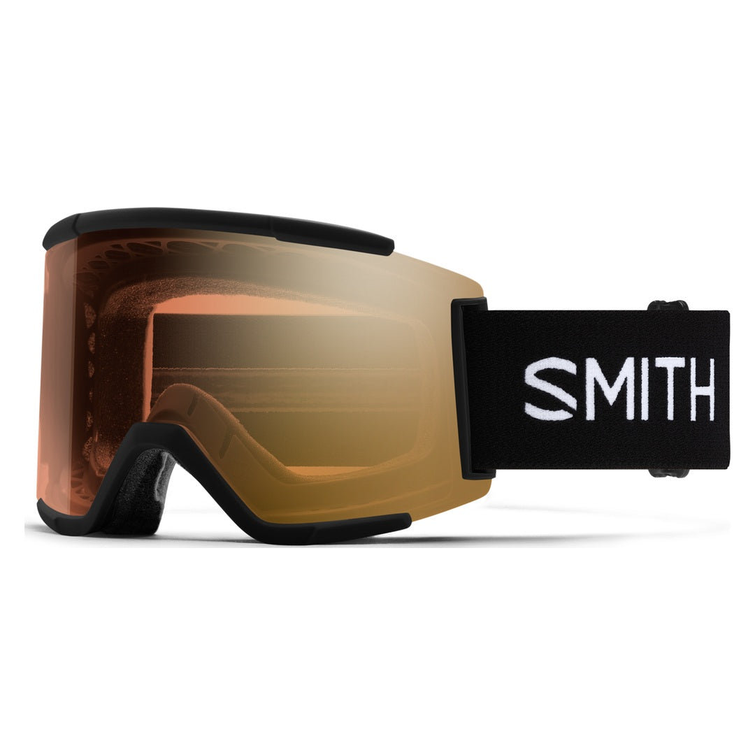 Smith Squad XL Snow Goggles – Black / Photochromic Gold Mirror