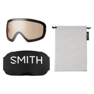 Smith I/O MAG S Snow Goggles – Lunar Fog Spires / Everyday Violet Mirror – included accessories