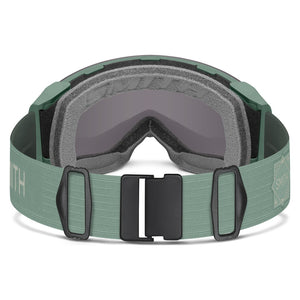 Smith 4D MAG Snow Goggles – Cactus / Sun Platinum Mirror – rear strap view
