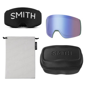 Smith 4D MAG Snow Goggles – Cactus / Sun Platinum Mirror – included accessories