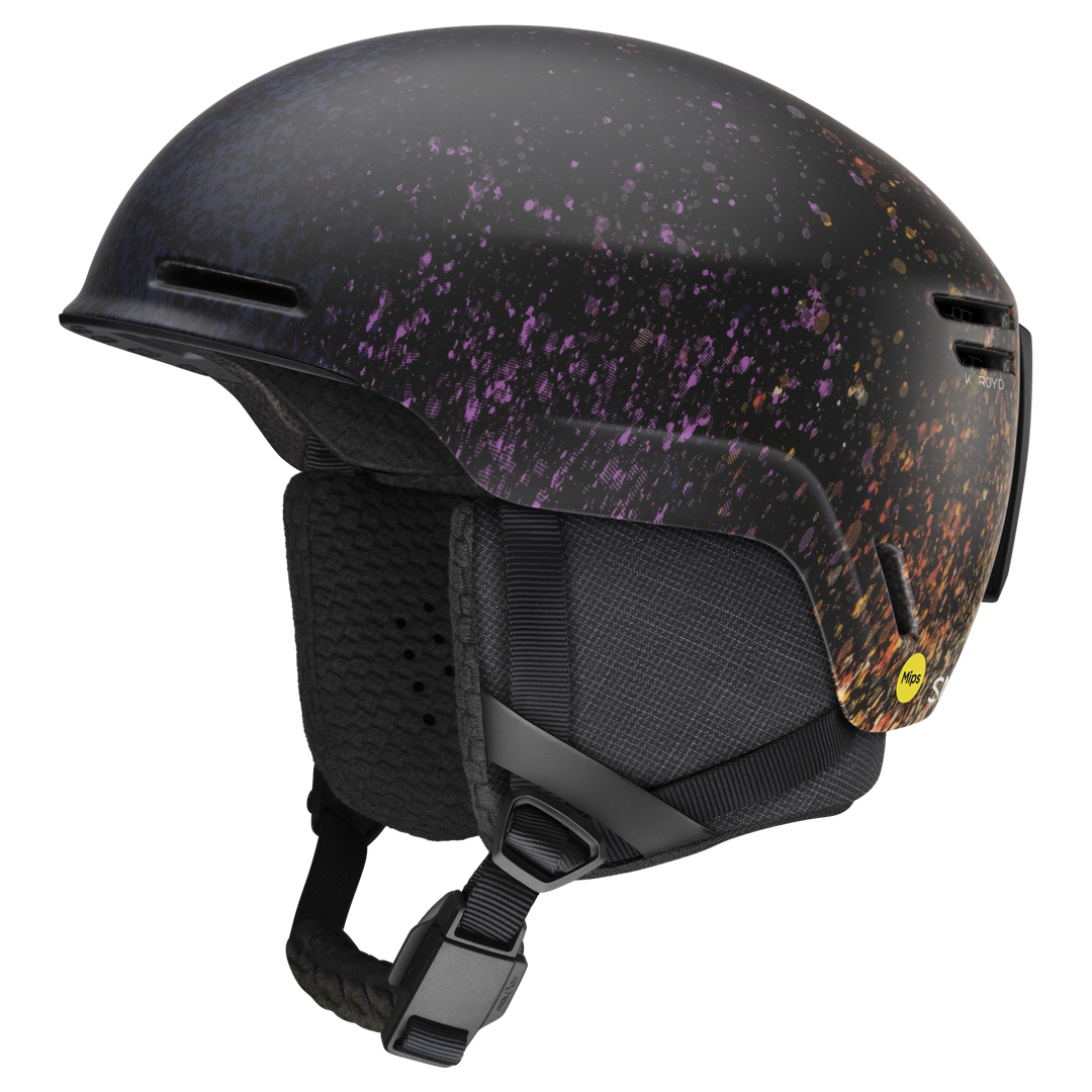 Smith Method Pro MIPS - Matte Black Spray - Three-quarter view