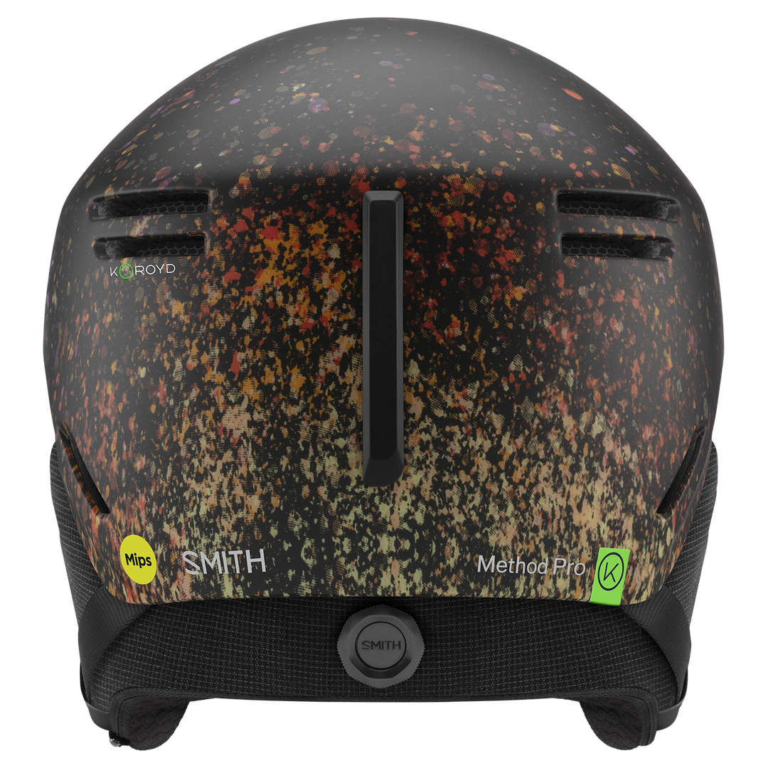 Smith Method Pro MIPS - Matte Black Spray - Rear view
