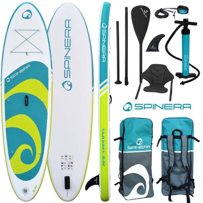 Spinera Classic 9'10" Stand Up Paddleboard Package With Kayak Seat Spinera