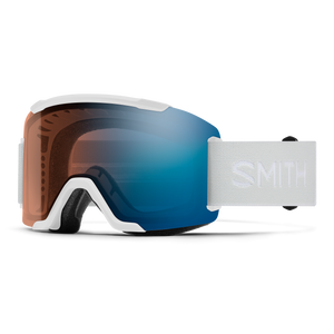 2027 Smith Squad 2 Goggles - White Vapor Photochromic Blue Mirror