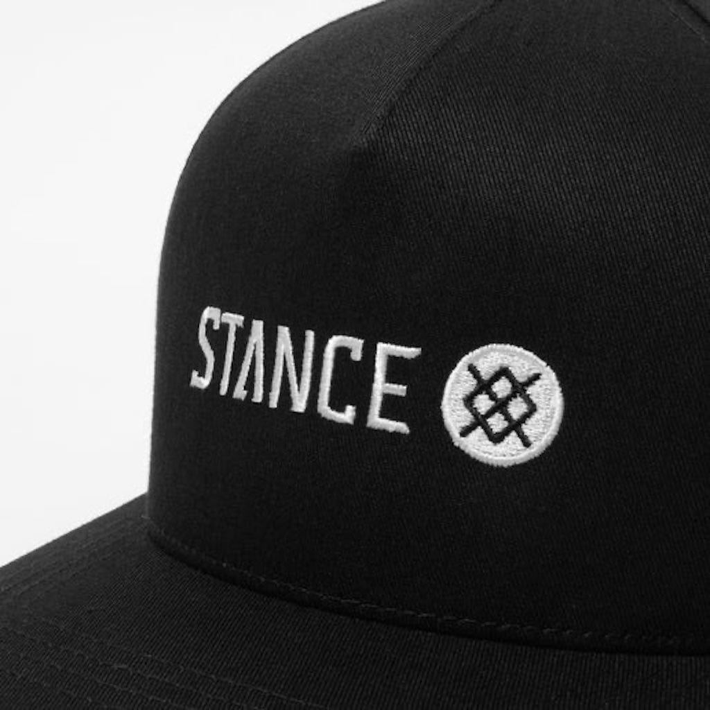 STANCE ICON SNAPBACK HAT BLACK STANCE