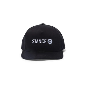 STANCE ICON SNAPBACK HAT BLACK S2AS