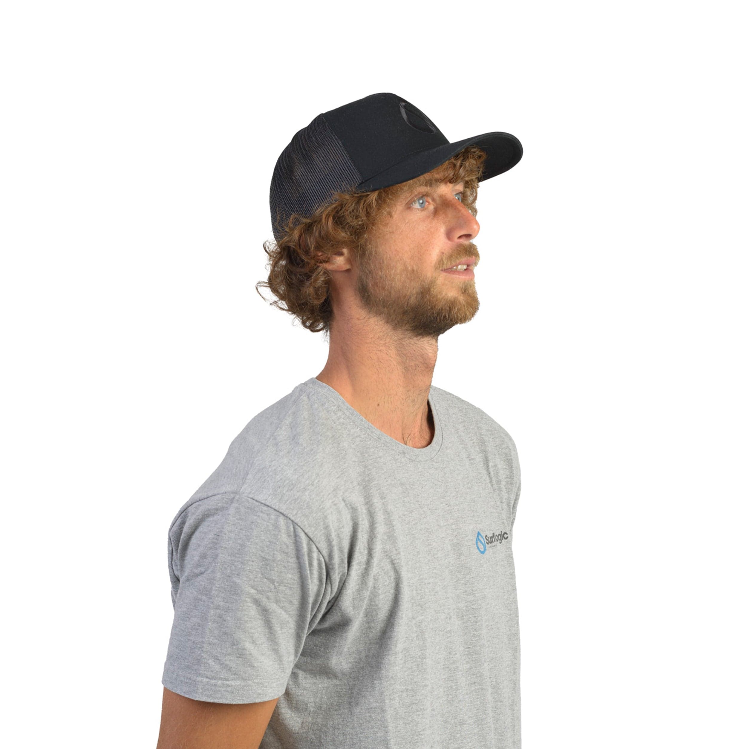 Surflogic Drop Curve Trucker Black (2023) S2AS