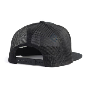 Surflogic Drop Flat Trucker Cap Black (2023) S2AS