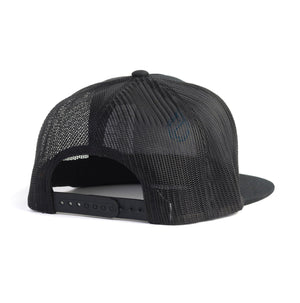Surflogic Drop Flat Trucker Cap Black (2023) S2AS