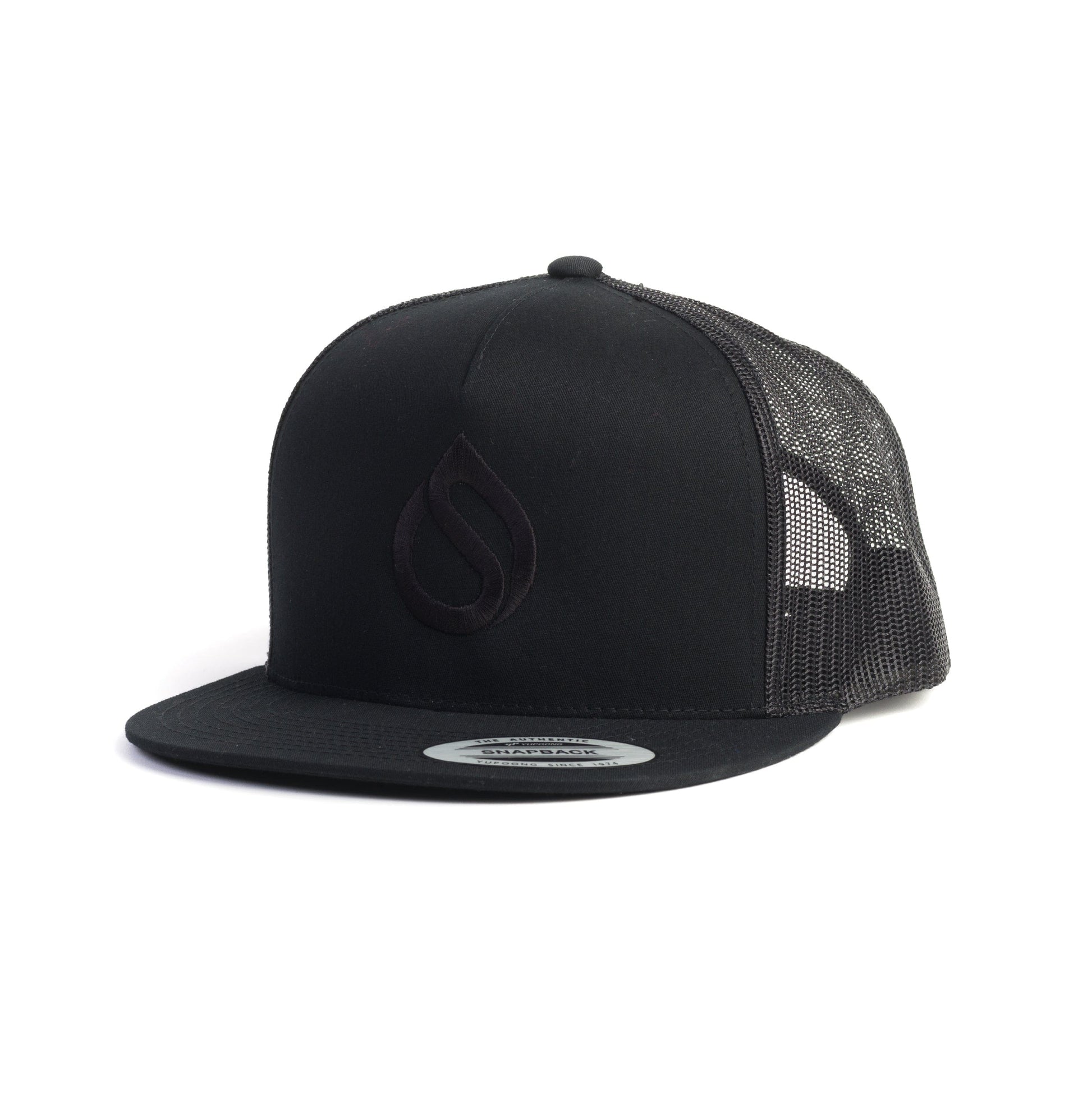 Surflogic Drop Flat Trucker Cap Black (2023) S2AS