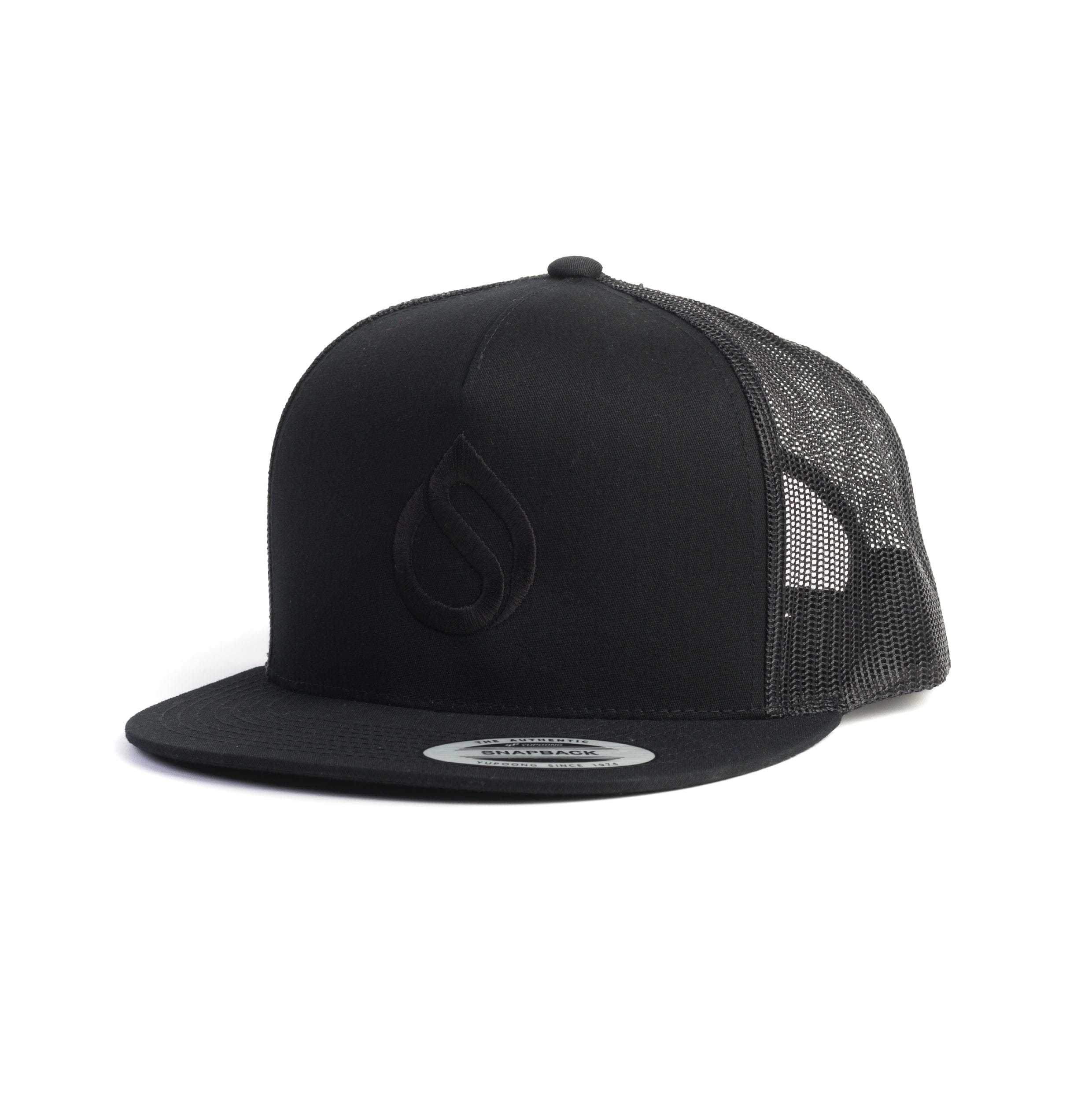 Surflogic Drop Flat Trucker Cap Black (2023) S2AS